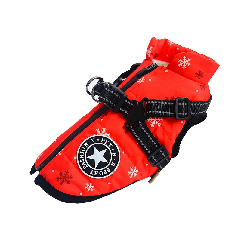 Cappottino impermeabile "Fashion Sports" con pettorina integrata per cani - Dog Moda