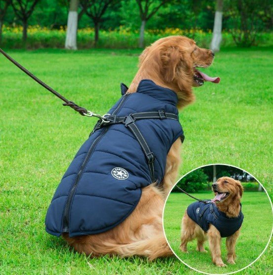 Cappottino impermeabile "Fashion Sports" con pettorina integrata per cani - Dog Moda