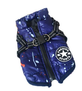 Cappottino impermeabile "Fashion Sports" con pettorina integrata per cani - Dog Moda