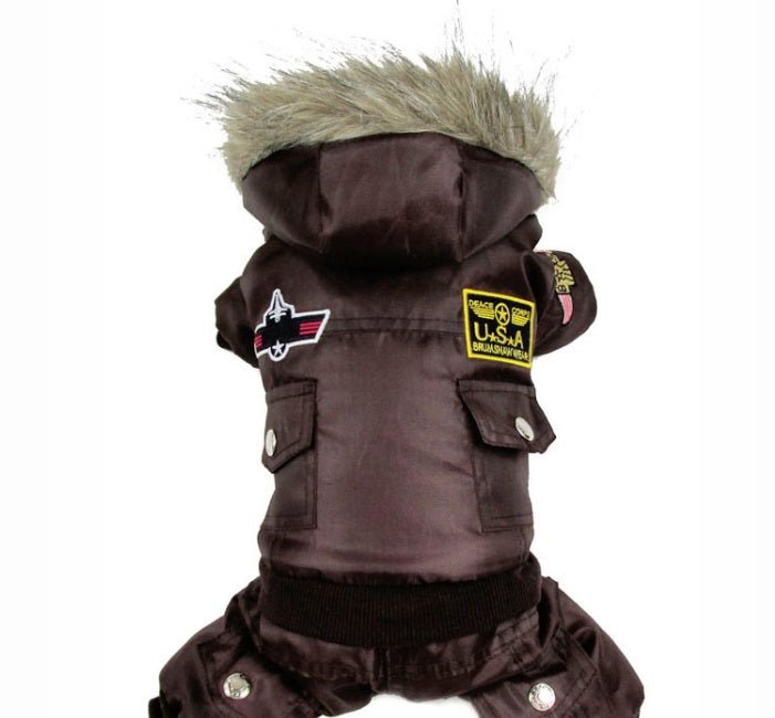 Cappottino per Cani con cappuccio Modello "USA" - Dog Moda