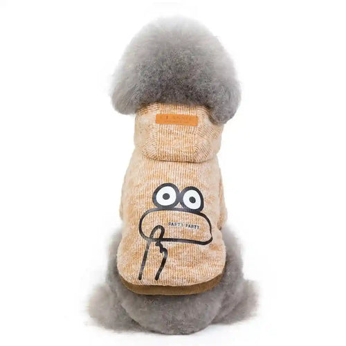 Cappottino per cani con cappuccio "Party - Dog Moda