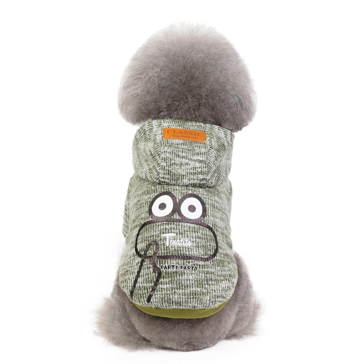 Cappottino per cani con cappuccio "Party - Dog Moda