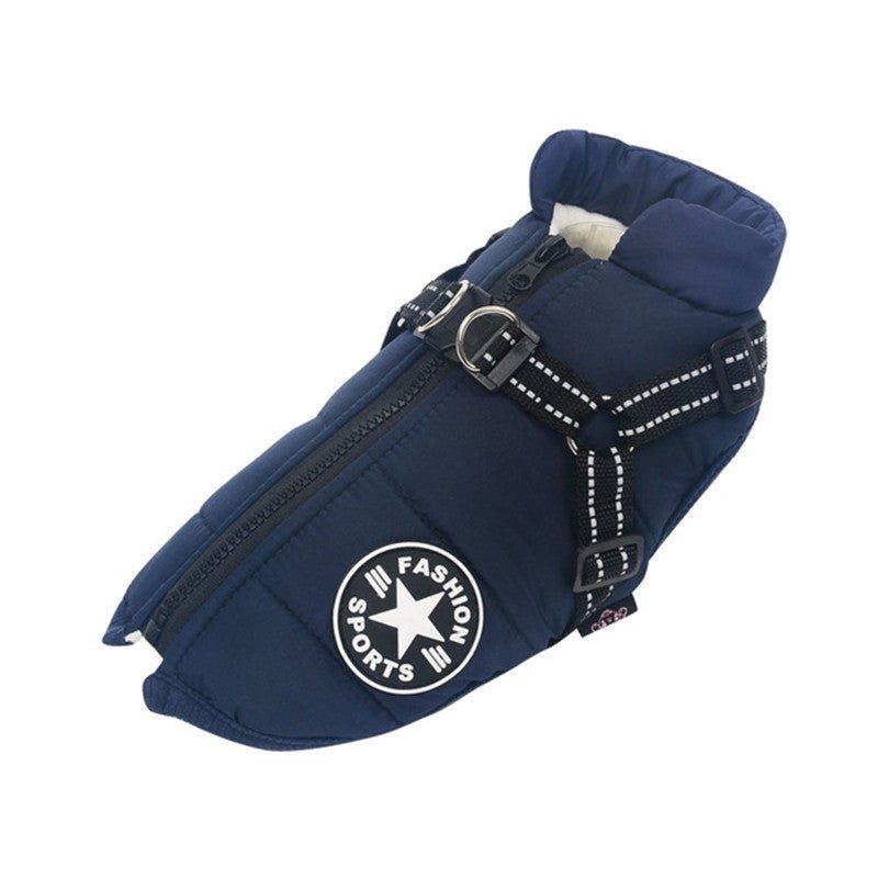 Cappottino per Cani con Pettorina Integrata - Modello "Fashion Sport" - Dog Moda