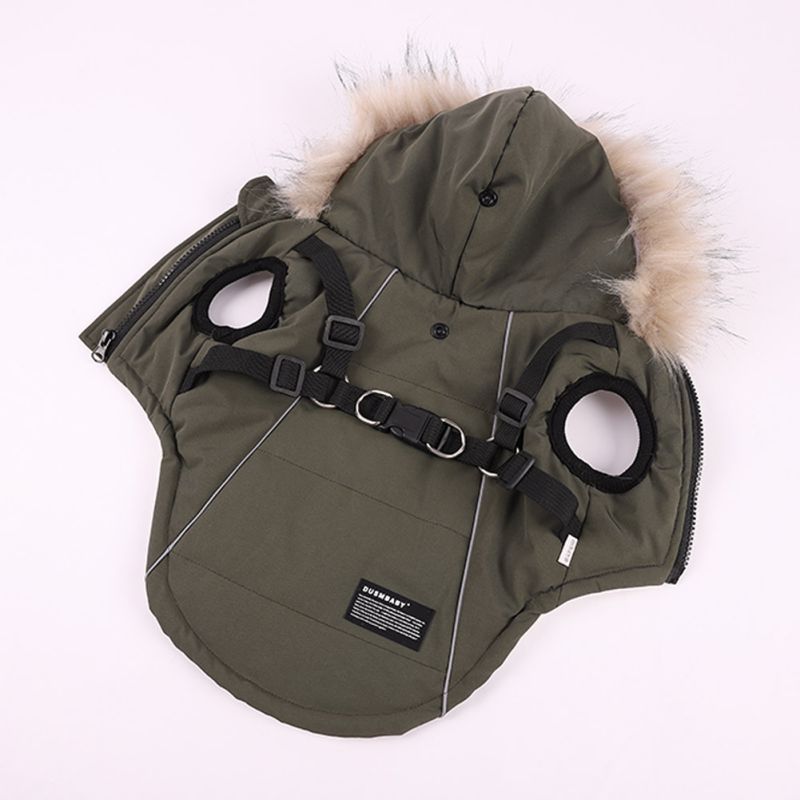 Cappottino per cani smanicato pettorina "DusmBaby" - Dog Moda