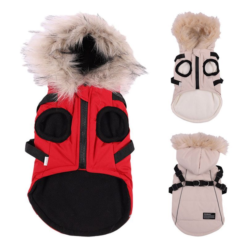 Cappottino per cani smanicato pettorina "DusmBaby" - Dog Moda