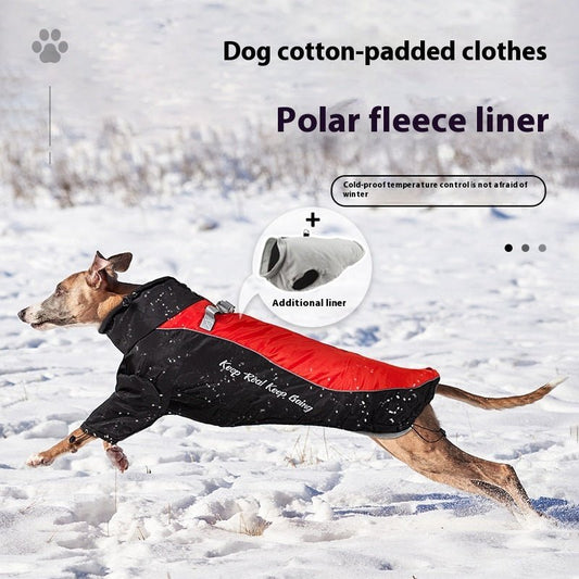 Cappotto Impermeabile per Cani con Felpina in Pile Separata - Modello "Alps" - Dog Moda