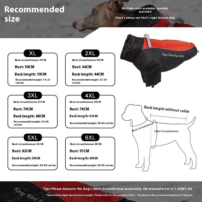 Cappotto Impermeabile per Cani con Felpina in Pile Separata - Modello "Alps" - Dog Moda