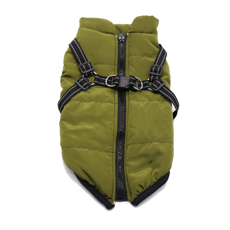 Cappotto impermeabile per Cani con Pettorina - Modello "Basic" - Dog Moda