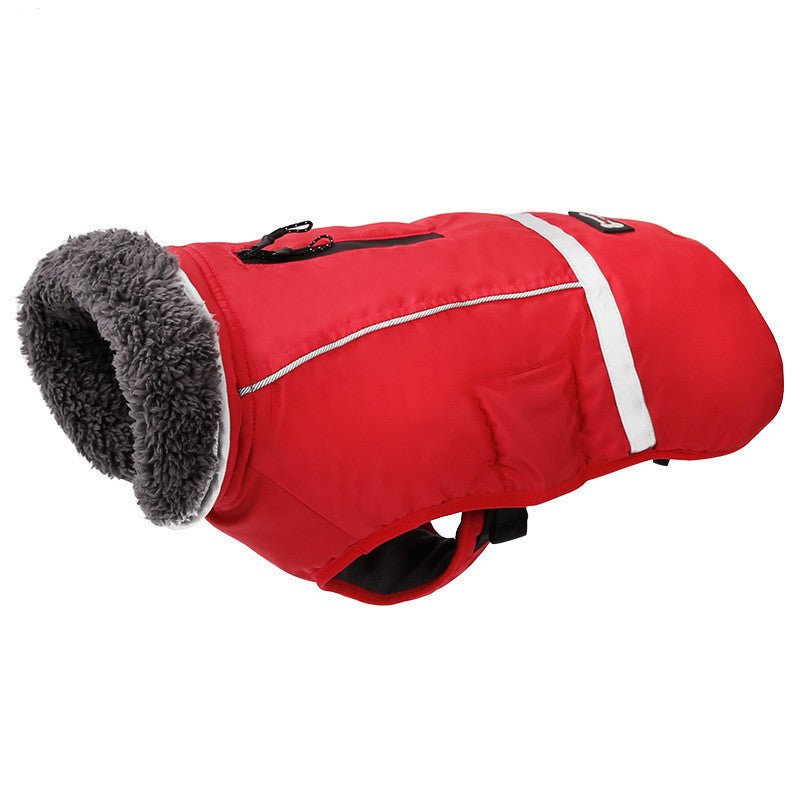 Cappotto Impermeabile per Cani Taglia Grande Modello "Tucson" – Comfort, Protezione e Visibilità Notturna - Dog Moda