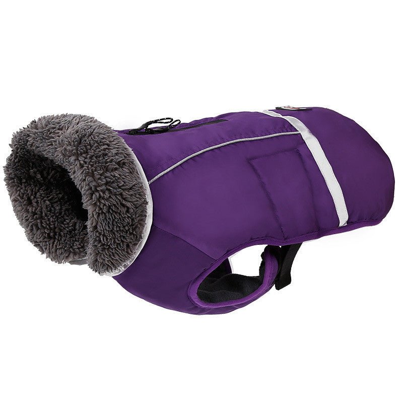 Cappotto Impermeabile per Cani Taglia Grande Modello "Tucson" – Comfort, Protezione e Visibilità Notturna - Dog Moda