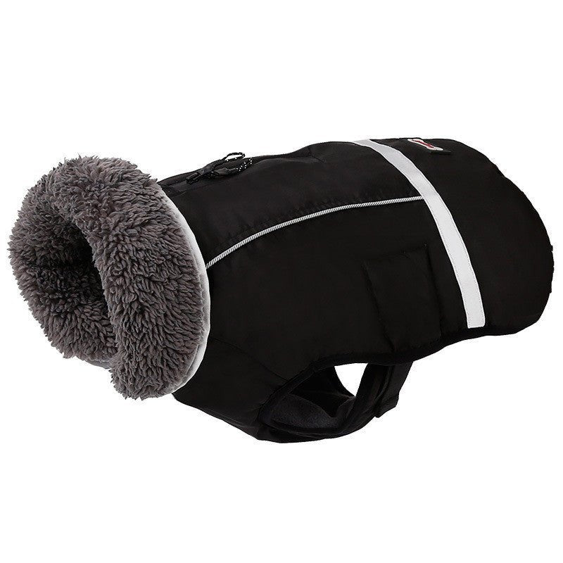 Cappotto Impermeabile per Cani Taglia Grande Modello "Tucson" – Comfort, Protezione e Visibilità Notturna - Dog Moda