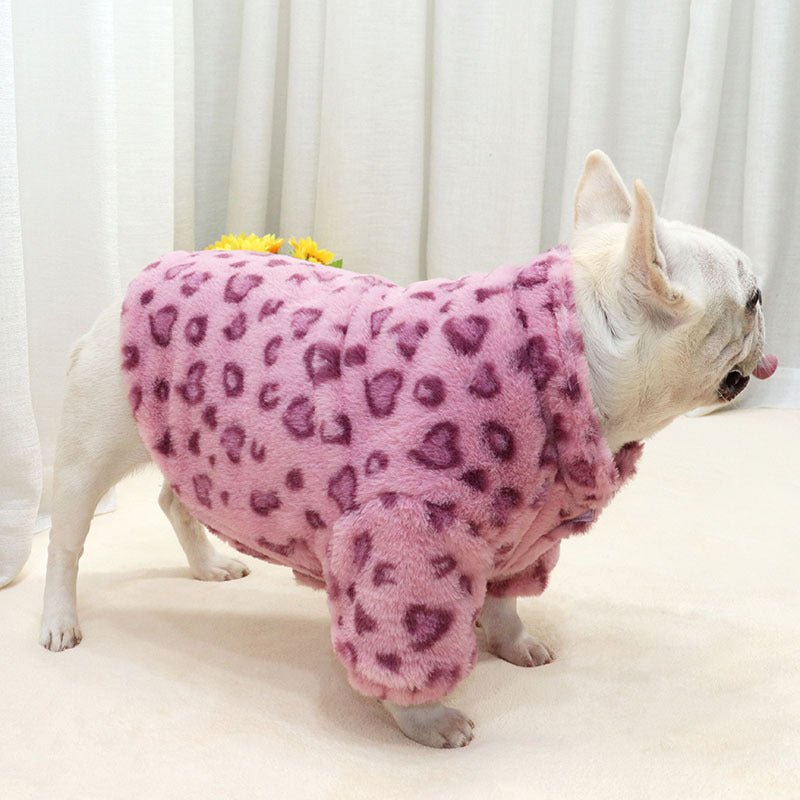 Cappotto per Cani in Ecopelliccia Modello "Leopard" - Dog Moda