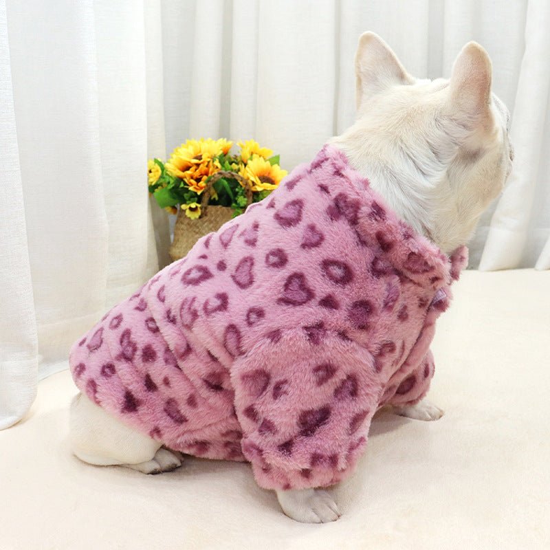 Cappotto per Cani in Ecopelliccia Modello "Leopard" - Dog Moda