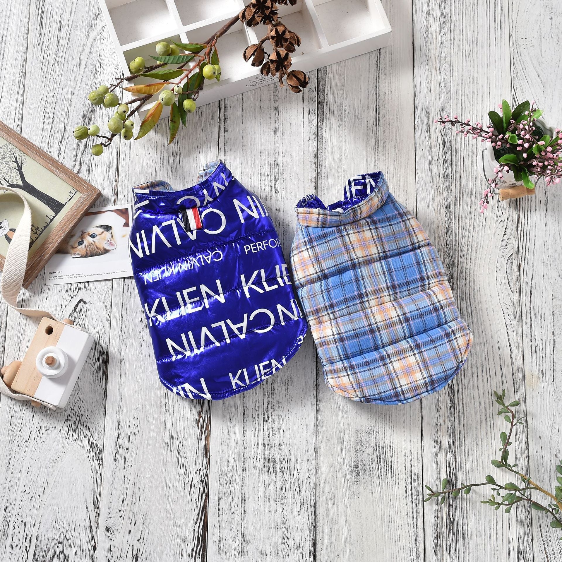 Cappotto per cani smanicato stile "Calvin Klein" - Dog Moda
