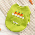 Cardigan Leggero "Fruit & Veggie" by Miumiupet – Stile e Comodità per il Tuo Cane - Dog Moda