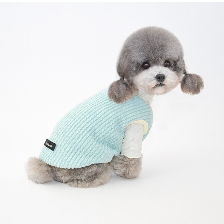 Cardigan Smanicato per Cani Modello "Pettrip" – Calore e Stile per il Tuo Amico a Quattro Zampe - Dog Moda