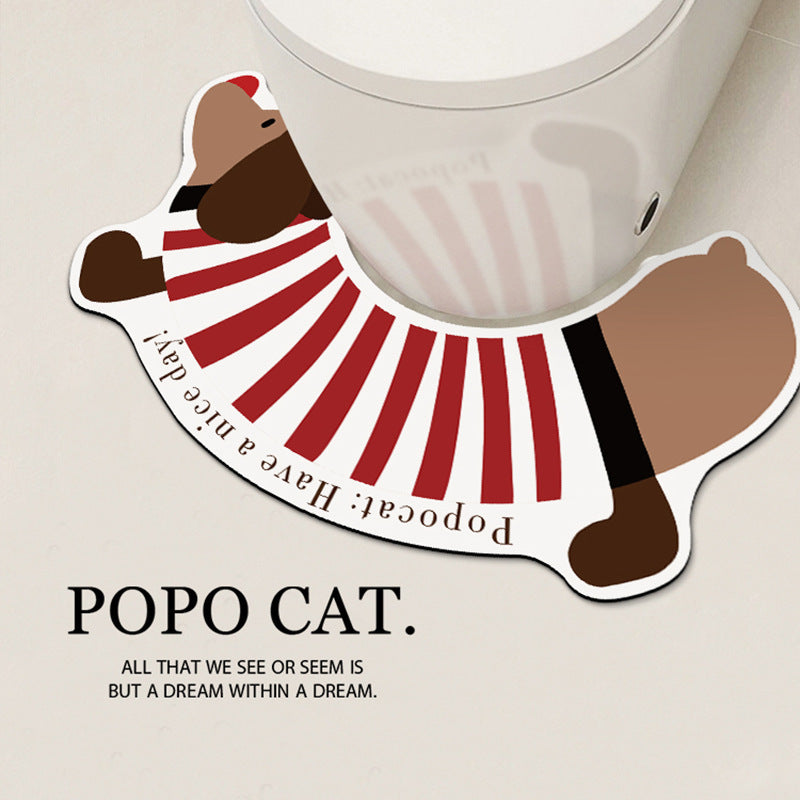 Tappetino Bagno Bassotto Idrorepellente Antiscivolo