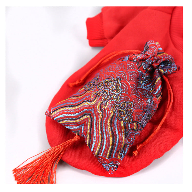 Felpa per Cani con Cappuccio - Design Artistico a Tema