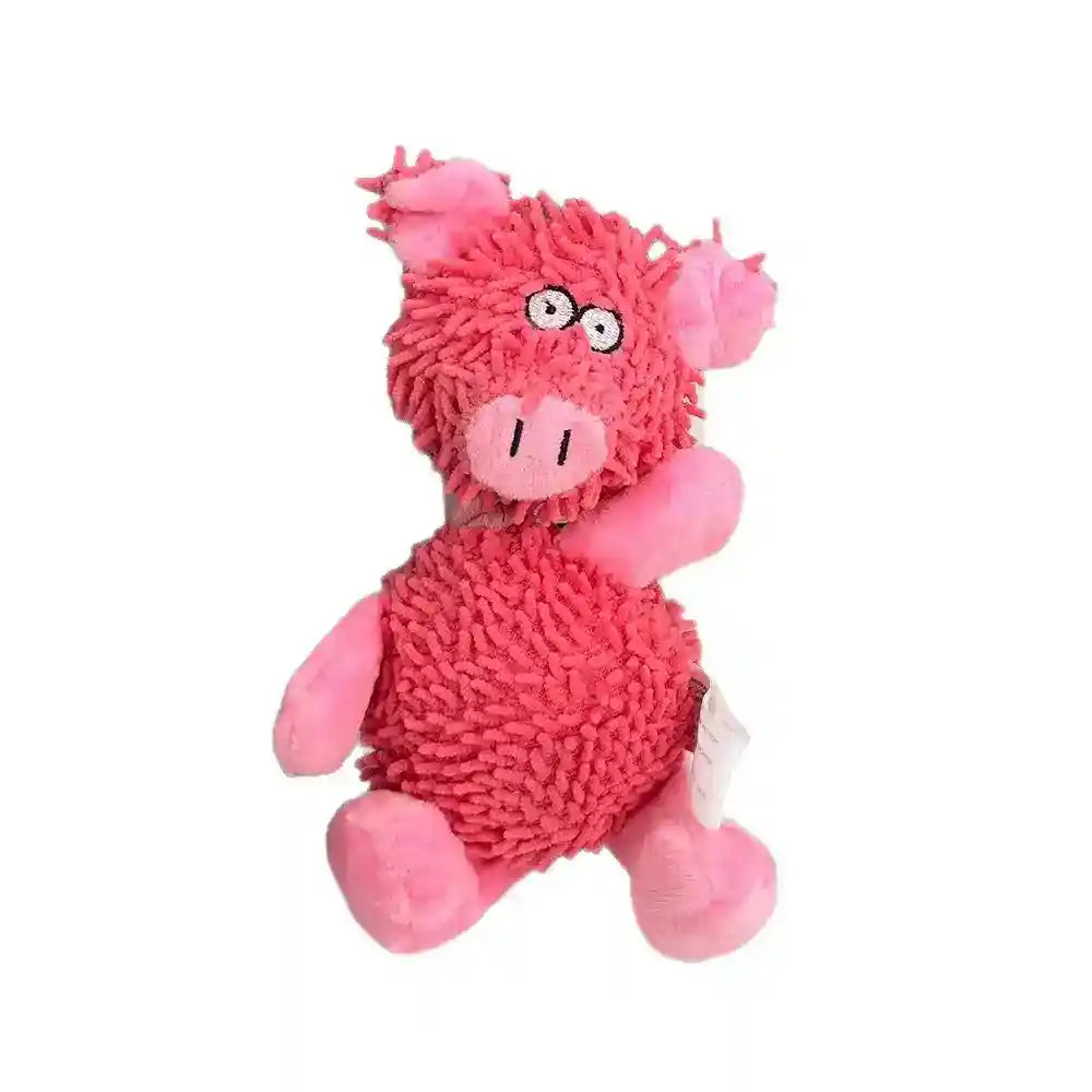 マイクロファイバーアヒルのぬいぐるみ 犬用 - 耐久性のあるホイッスル付き