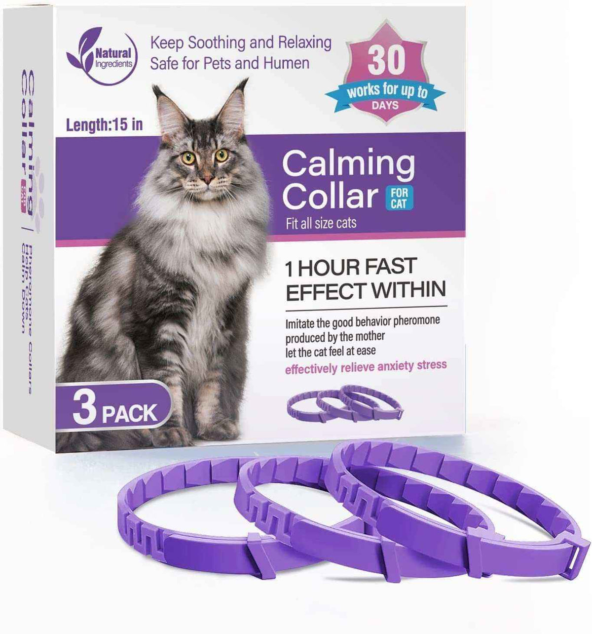 Collare Calmante Naturale Pet Soothing Calming Collar - Sollievo e Relax per Cani e Gatti by Dog Moda