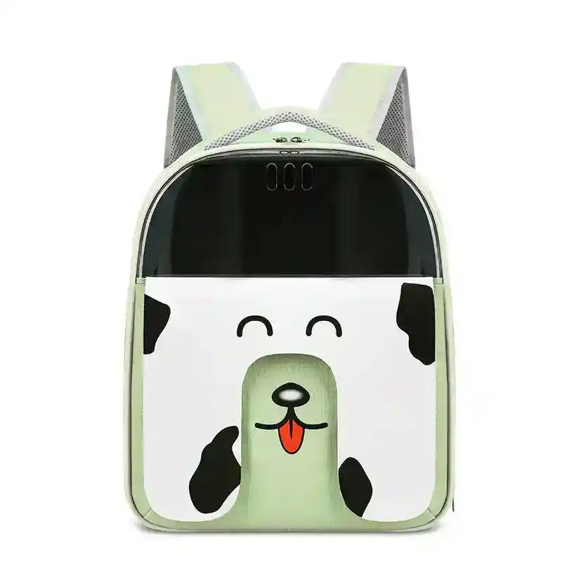 Zainetto Trasportino Cani Gatti - Design Viso Cagnolino by Dog Moda