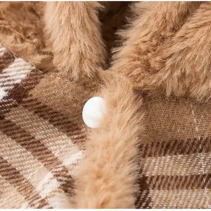 Set Panda Perros Gatos - Abrigo Vestido Invierno Caliente