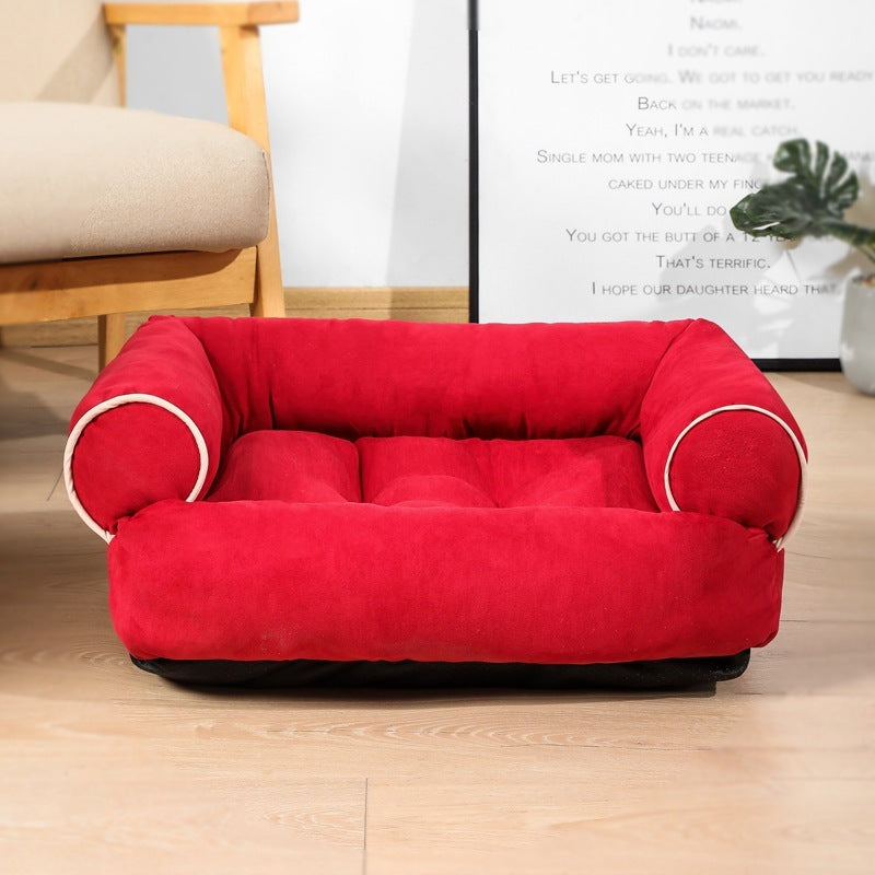 "Four Seasons" Padded Dog Bed