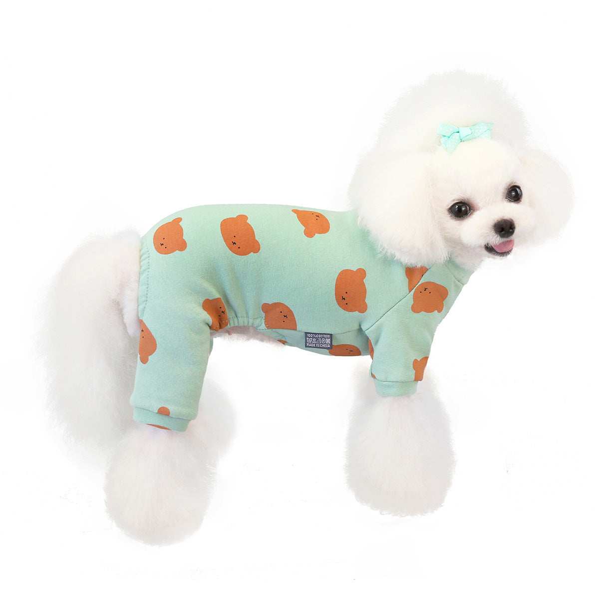 Warm Fleece Jumpsuit for Small Dogs Model "Oreste"