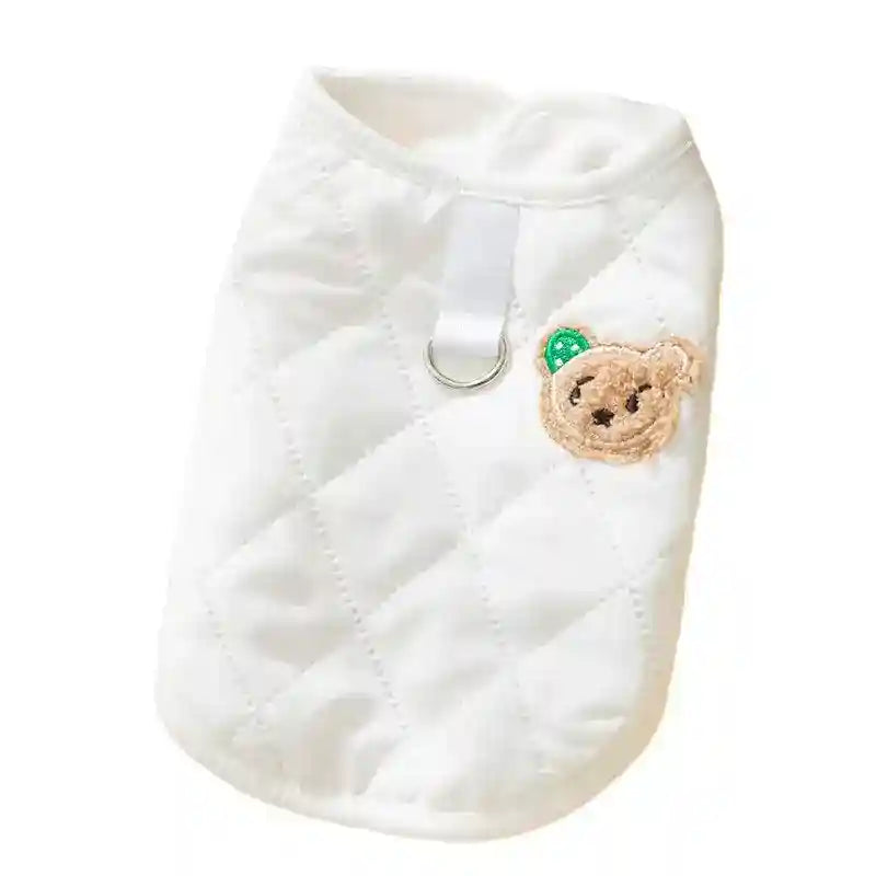 Abrigo Oso Acolchado para Perros - Chaleco Acolchado