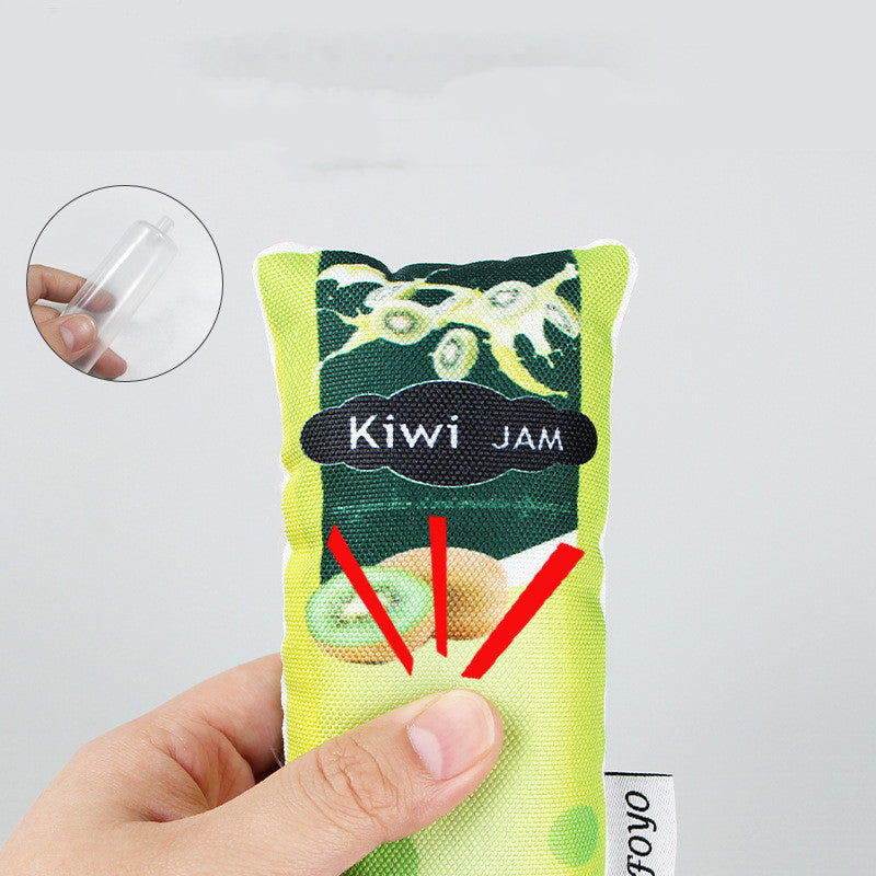 Dog toy with rope training "Fruit jam"