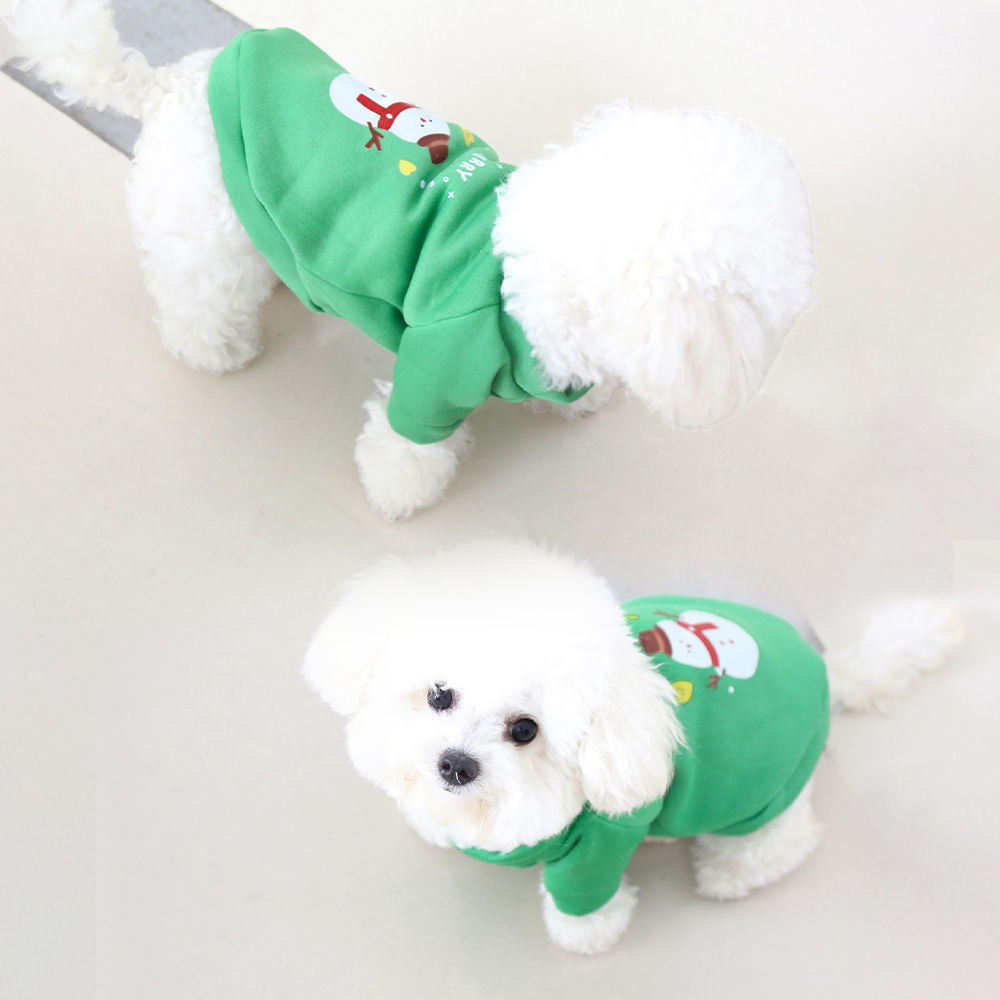 Weihnachts-Hunde-Hoodie | Warmer Pullover mit festlichem Aufdruck | Dogmoda 