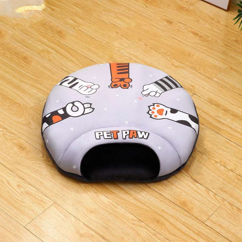 Cuccia Tonda Riscaldante per Cani e Gatti "Sunny" con USB