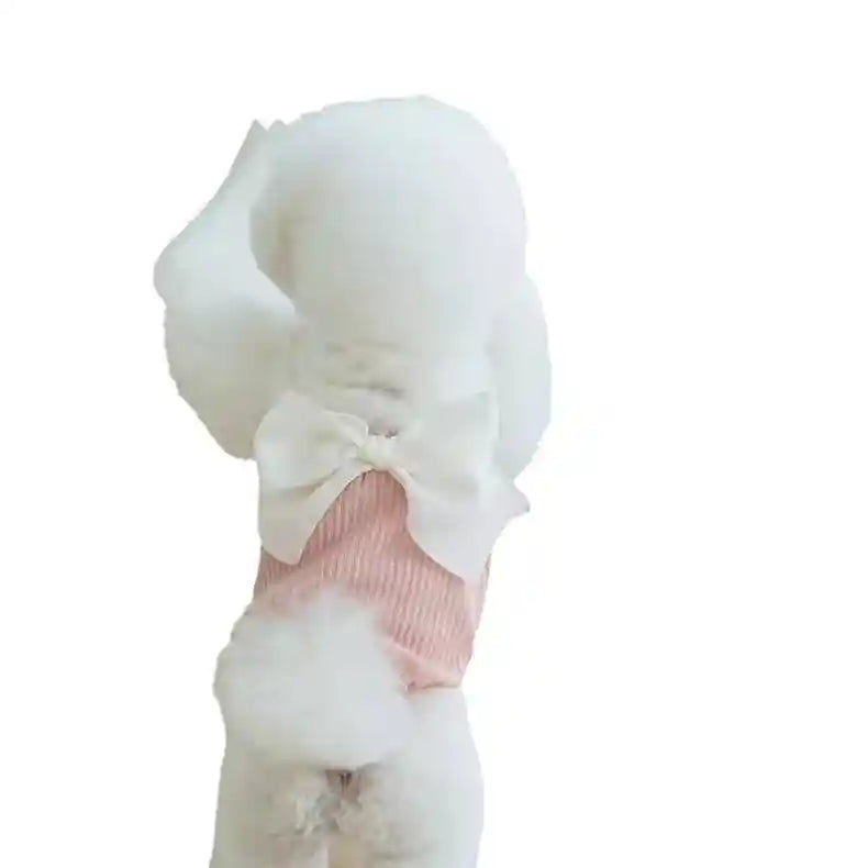 Vestido con Lazo para Perros - Elegante Princesa