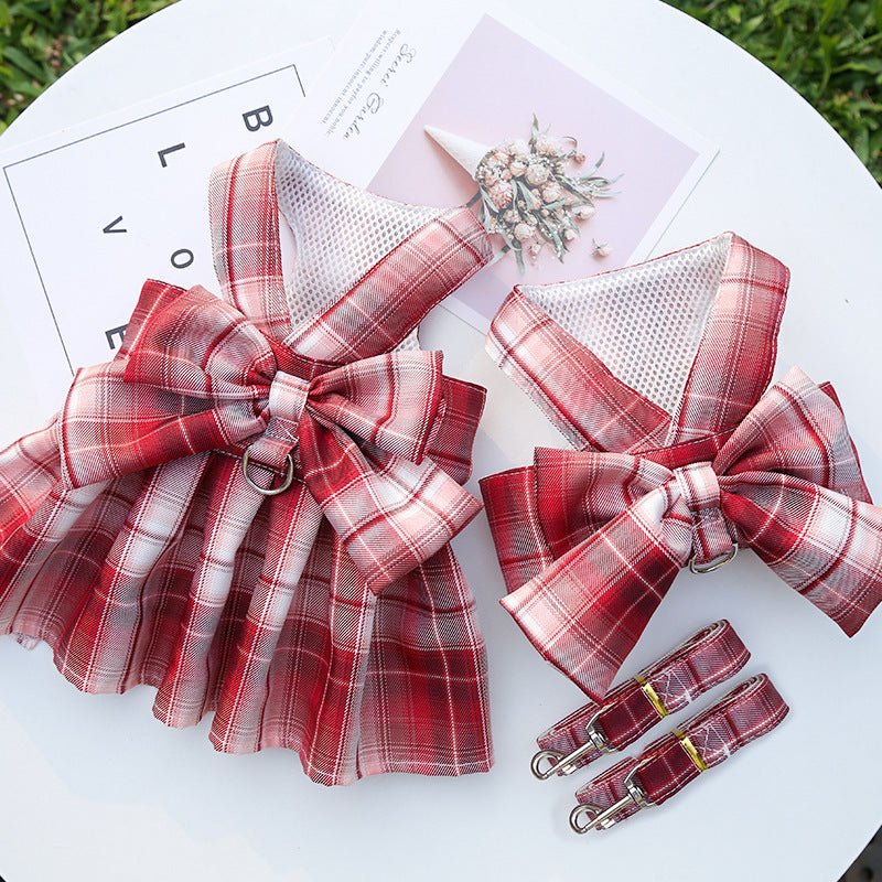 Chic Quadrato: Vestitino Elegante per Can - Dog Moda