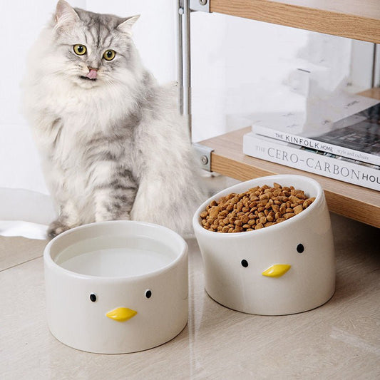 Ciotola per cani e gatti in ceramica "Lucky Duck" - Dog Moda