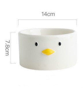 Ciotola per cani e gatti in ceramica "Lucky Duck" - Dog Moda