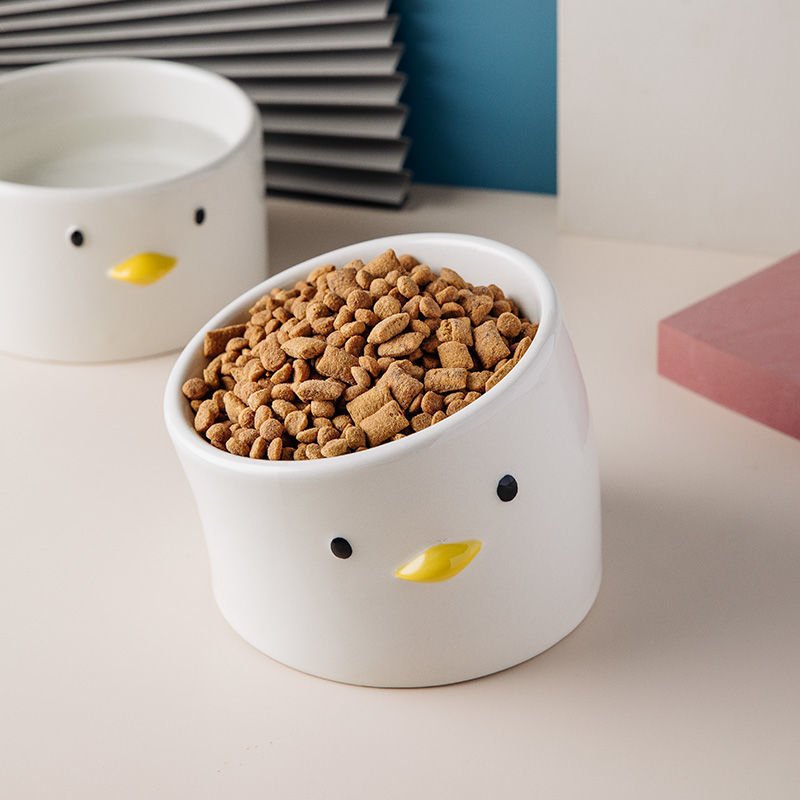 Ciotola per cani e gatti in ceramica "Lucky Duck" - Dog Moda