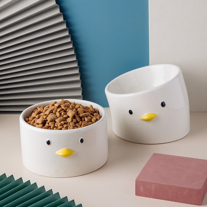 Ciotola per cani e gatti in ceramica "Lucky Duck" - Dog Moda