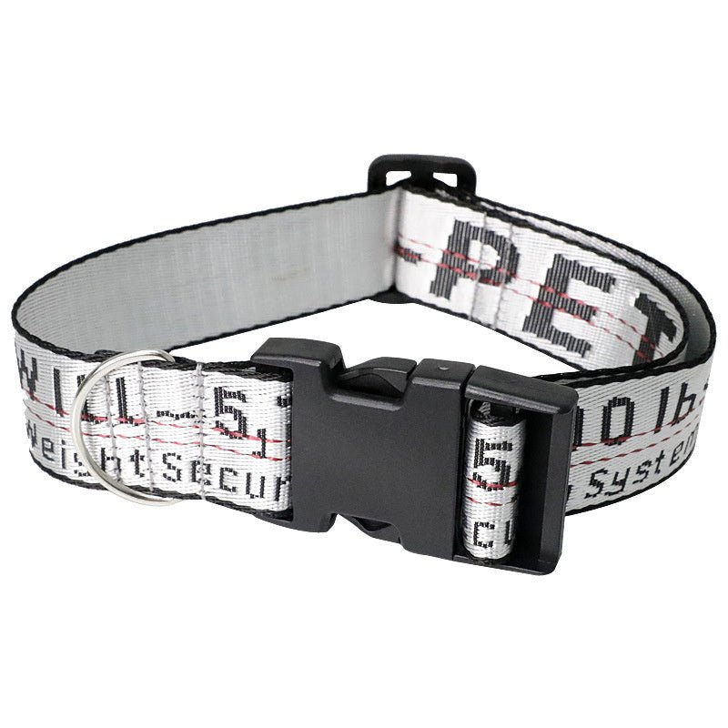 Collare e Guinzaglio per Cani in Nylon Resistente - Modello "Kaji Pet" - Dog Moda