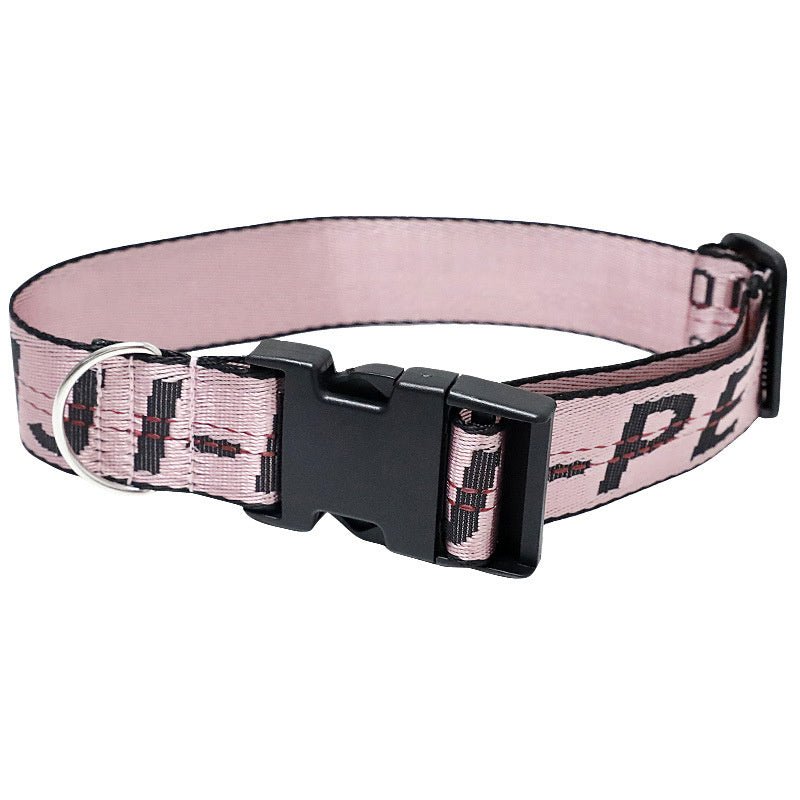 Collare e Guinzaglio per Cani in Nylon Resistente - Modello "Kaji Pet" - Dog Moda