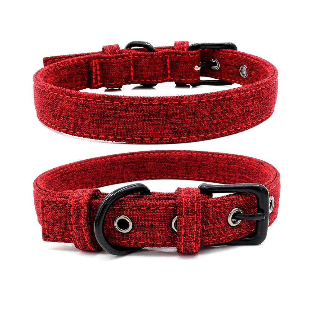 Collare in Tela "Reflective Safe" per Cani - Resistenza e Sicurezza con Stile - Dog Moda