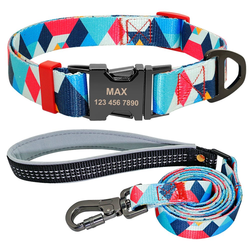 Collare Personalizzabile "BrightID" per Cani - Incisione Nome e Numero di Telefono - Dog Moda