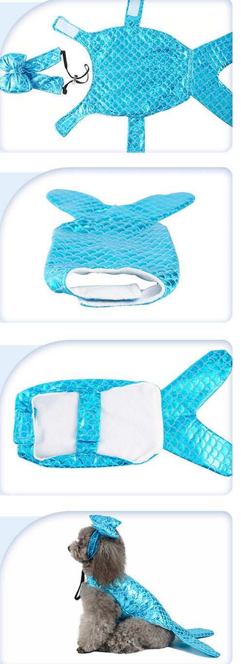 Costume per Cani Modello "Sirenetta" - Dog Moda