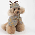 Costume per Cani "Sherlock Holmes" - Stile Detective in Camel - Dog Moda