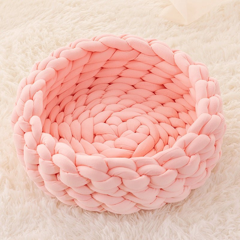 Cuccia per cani e gatti intrecciata "Knot" - Dog Moda
