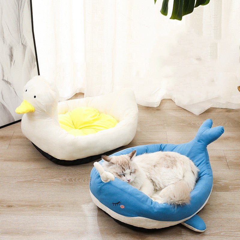 Cuccia per Gatti e cani a Forma di Papera o Balena – Comodità e Stile - Dog Moda