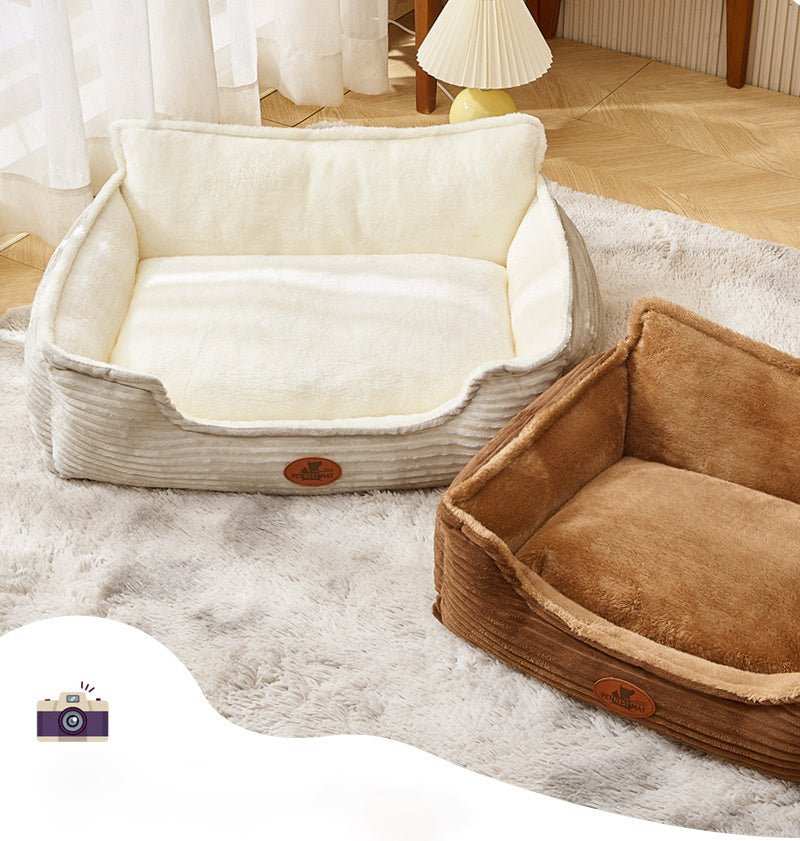 Cuccia Universale per Tutte le Quattro Stagioni - Letto Sfoderabile e Lavabile per Cani - Dog Moda