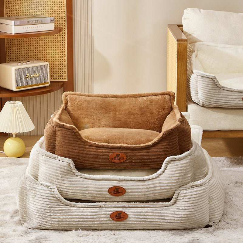 Cuccia Universale per Tutte le Quattro Stagioni - Letto Sfoderabile e Lavabile per Cani - Dog Moda