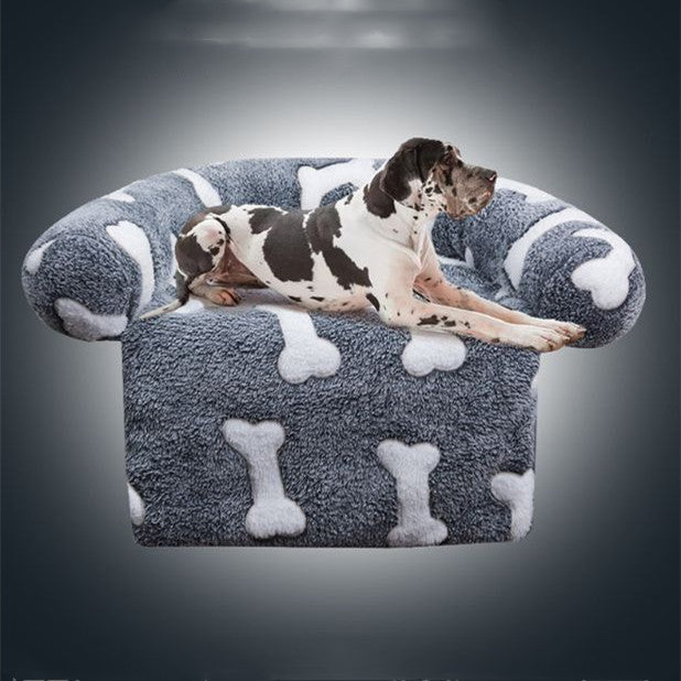 "Home" Dog Sofa Bed Soft, Washable and Non-Slip