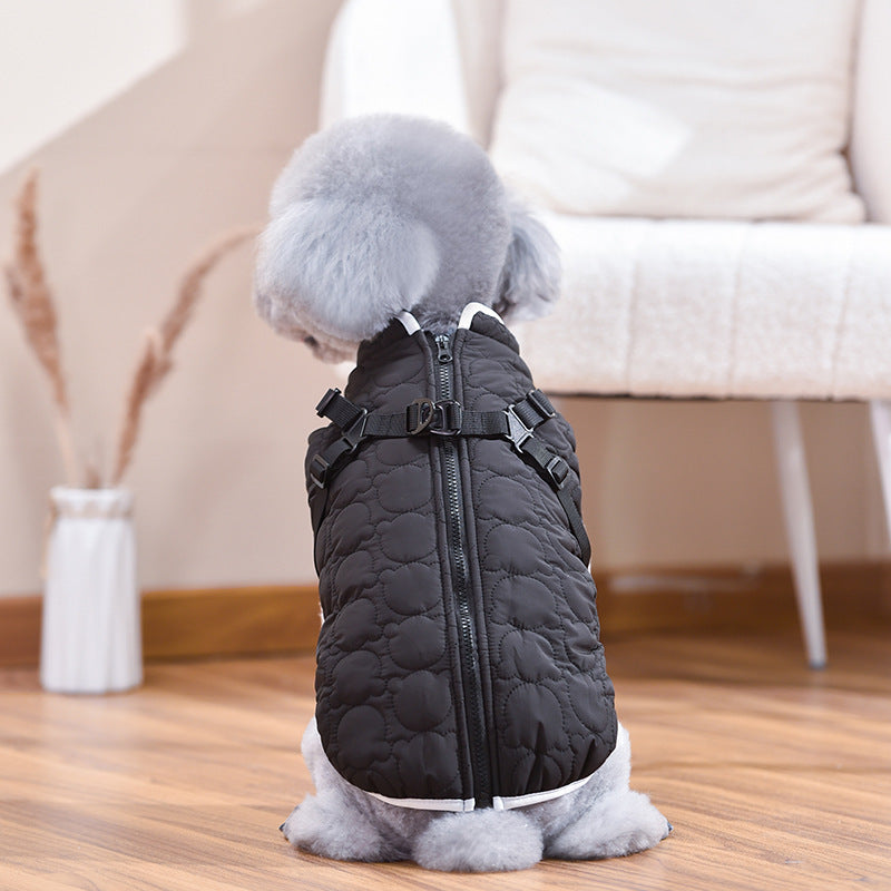 Cappotto per Cani Smanicato Orsetto - Impermeabile e Morbido